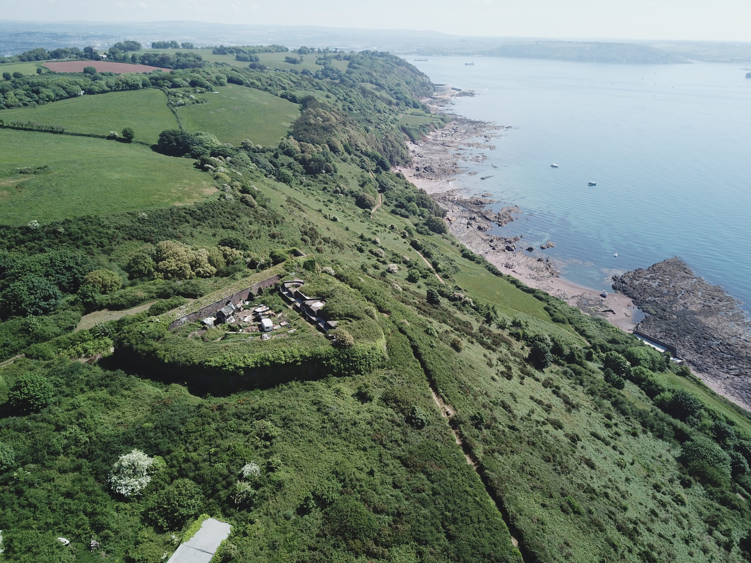 Cornish Coast and footpath
